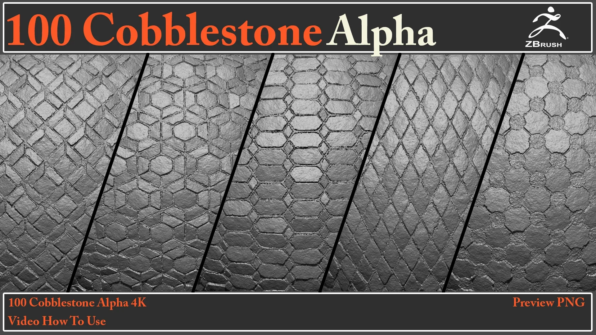 100 Cobblestone Alpha Maps + Video How To Use