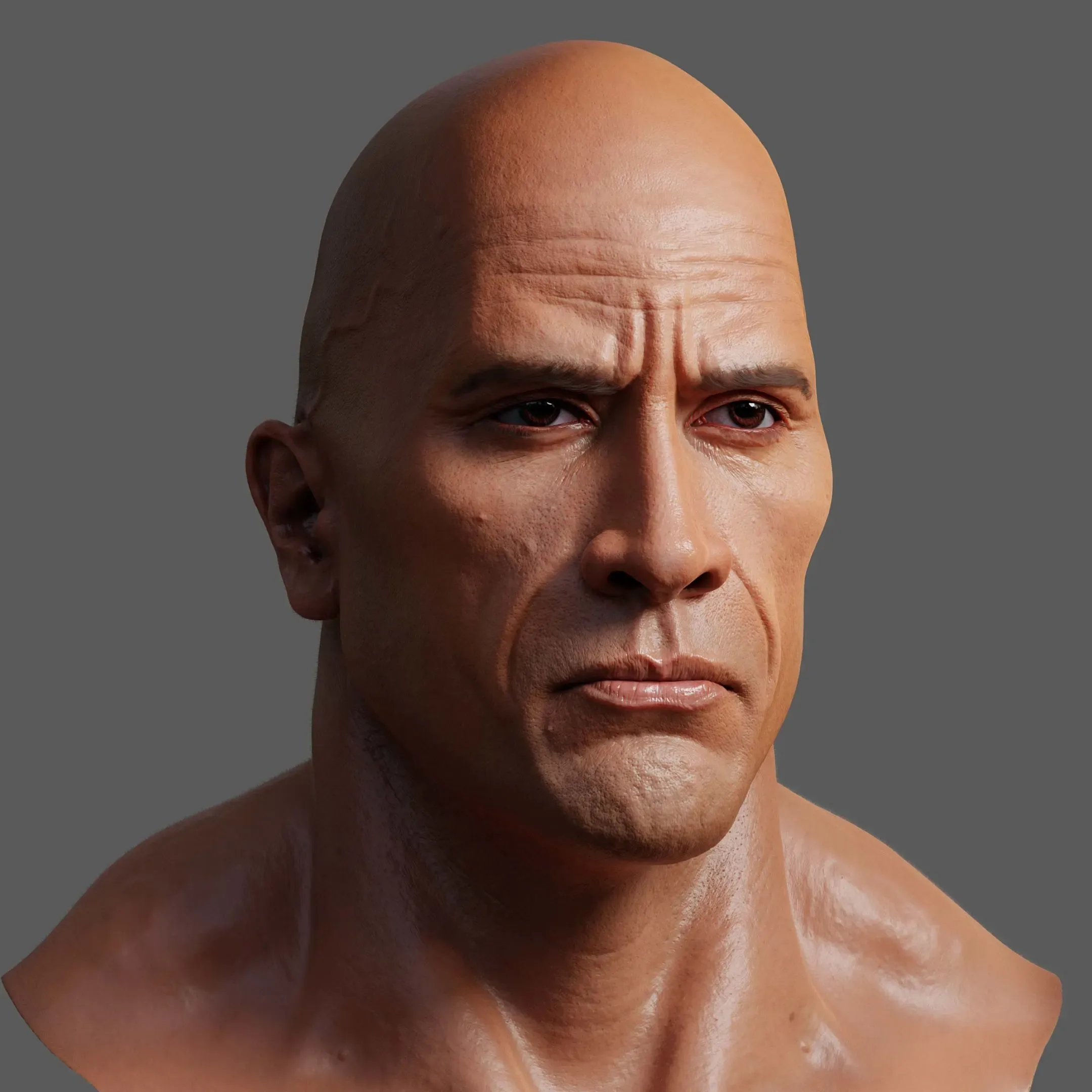 Black Adam - Dwayne Johnson Movie Replica Realistic 3D Model