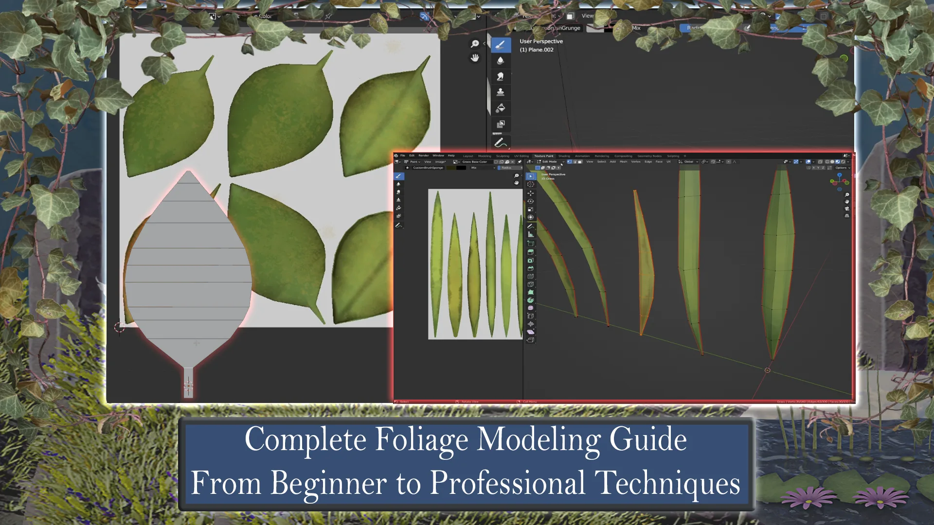 Blender to Unreal Engine 3D Plants and Vegetation Course