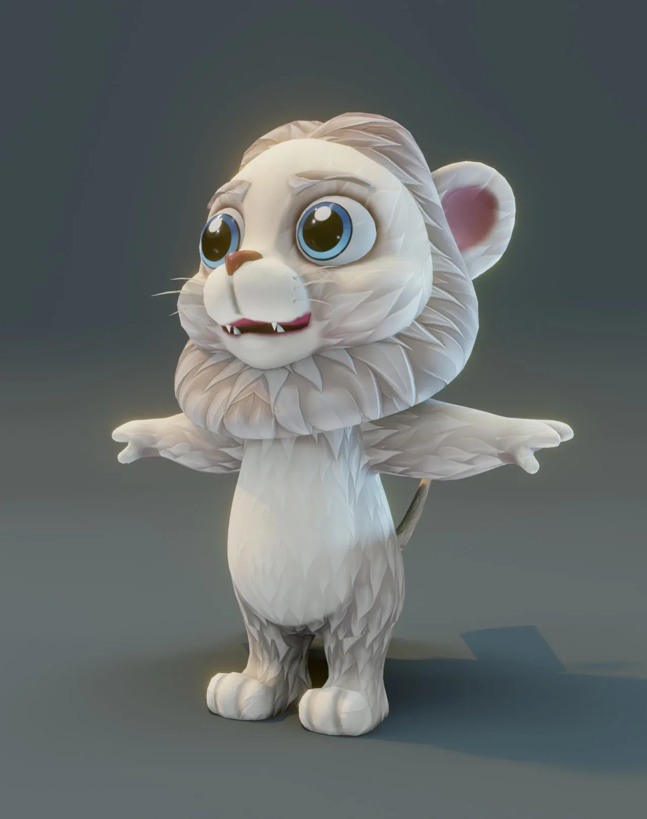 Cartoon Lion 3D Models