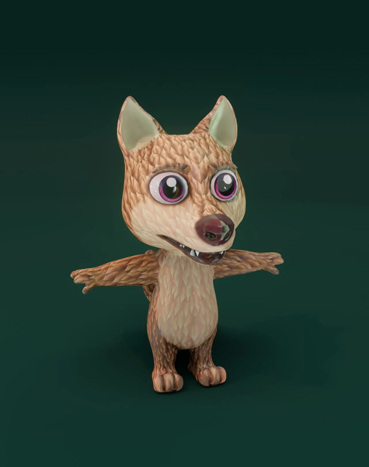 Cartoon Wolf 3D Models