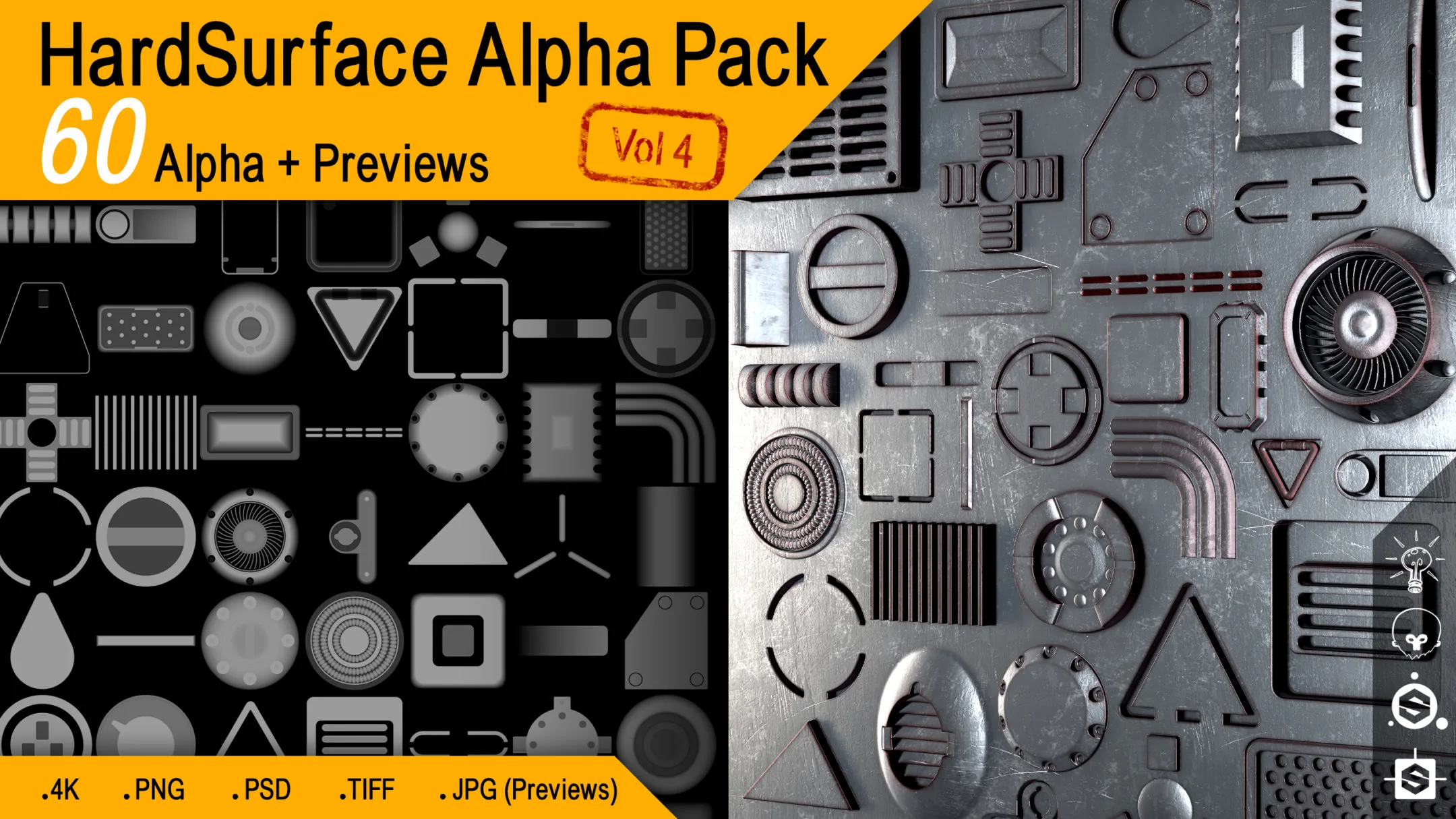 60 HardSurface Alpha (4K) Vol 4