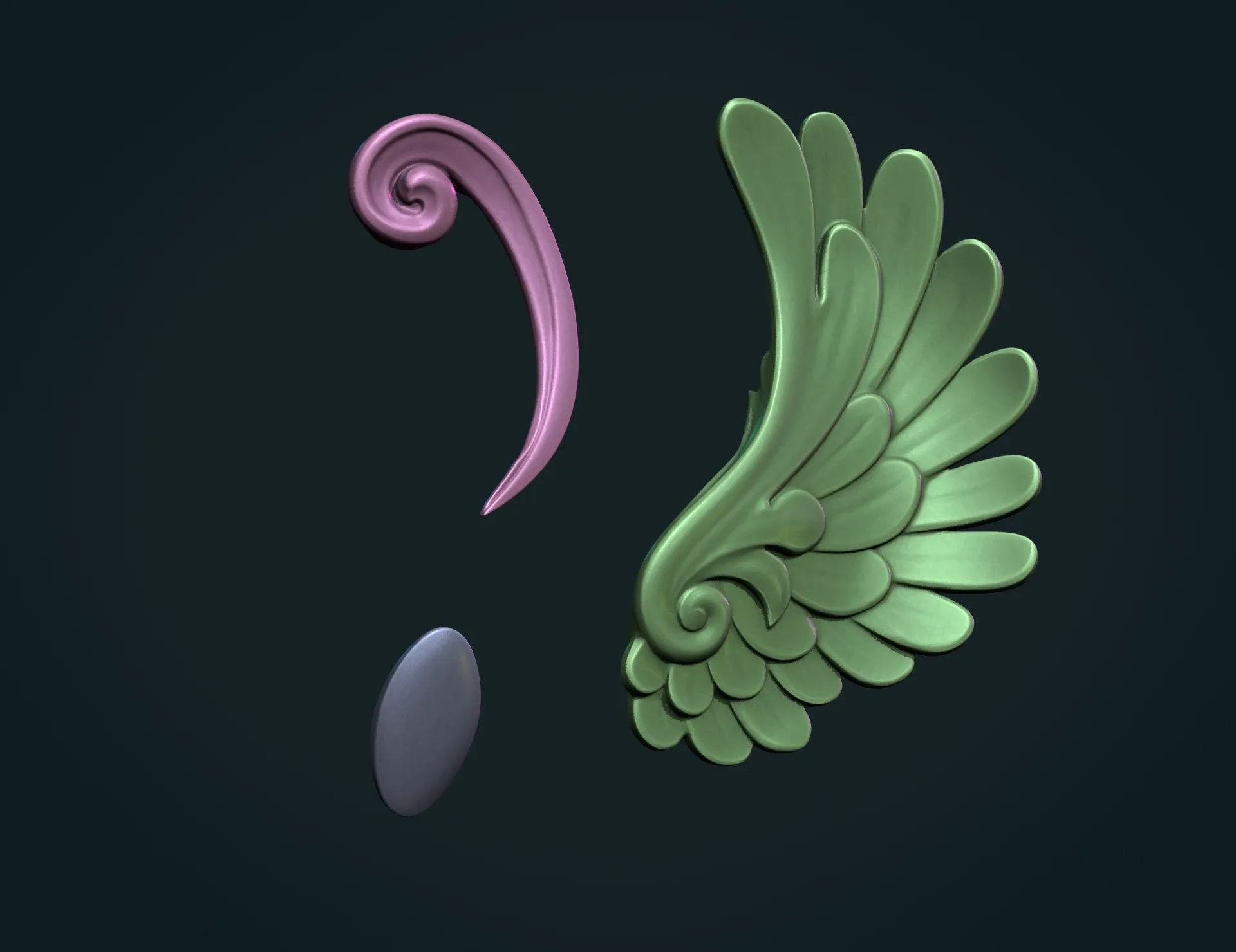 Stylized Wing