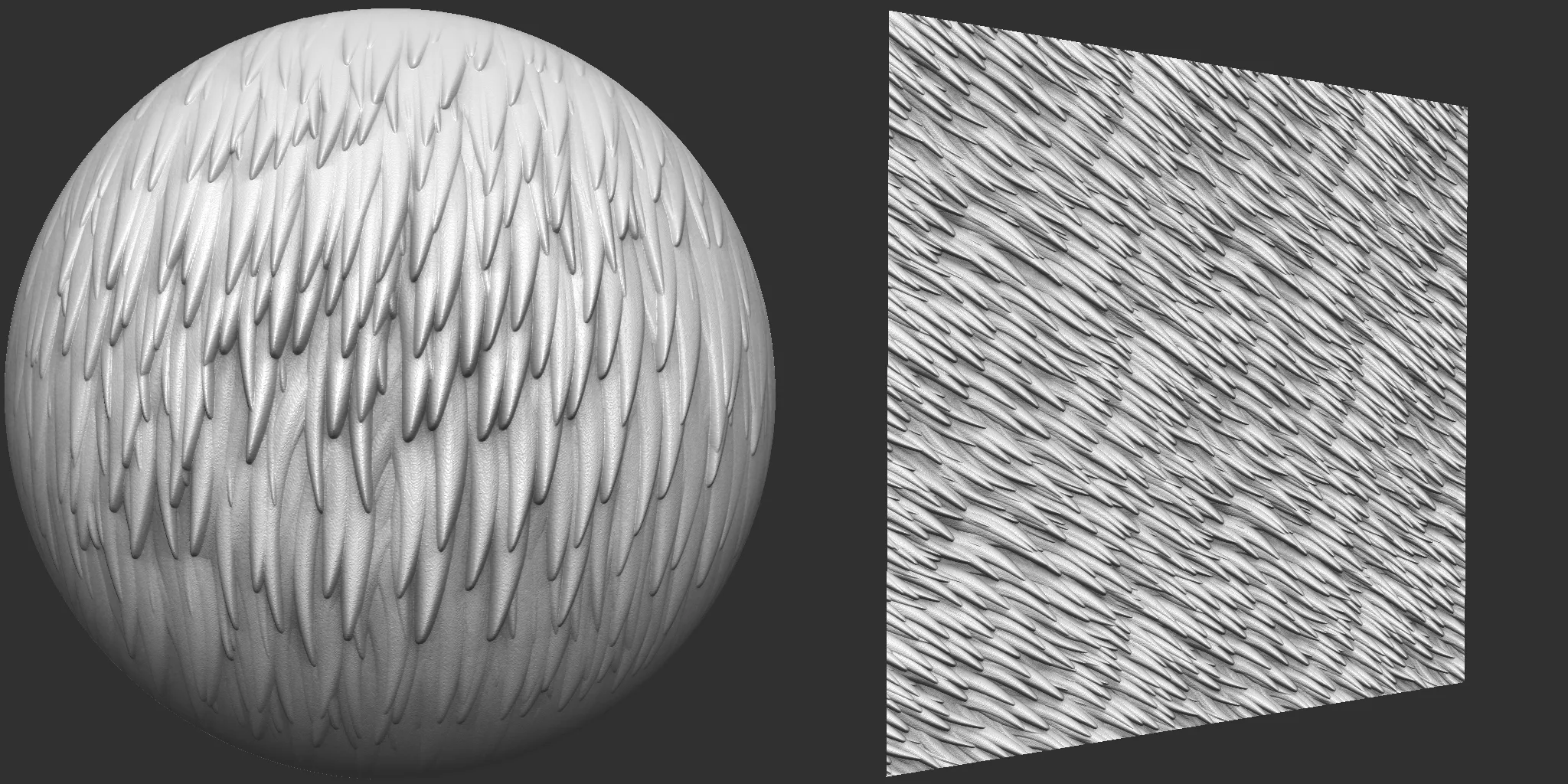 Stylized Fur VDM Brushes + Surface Noise