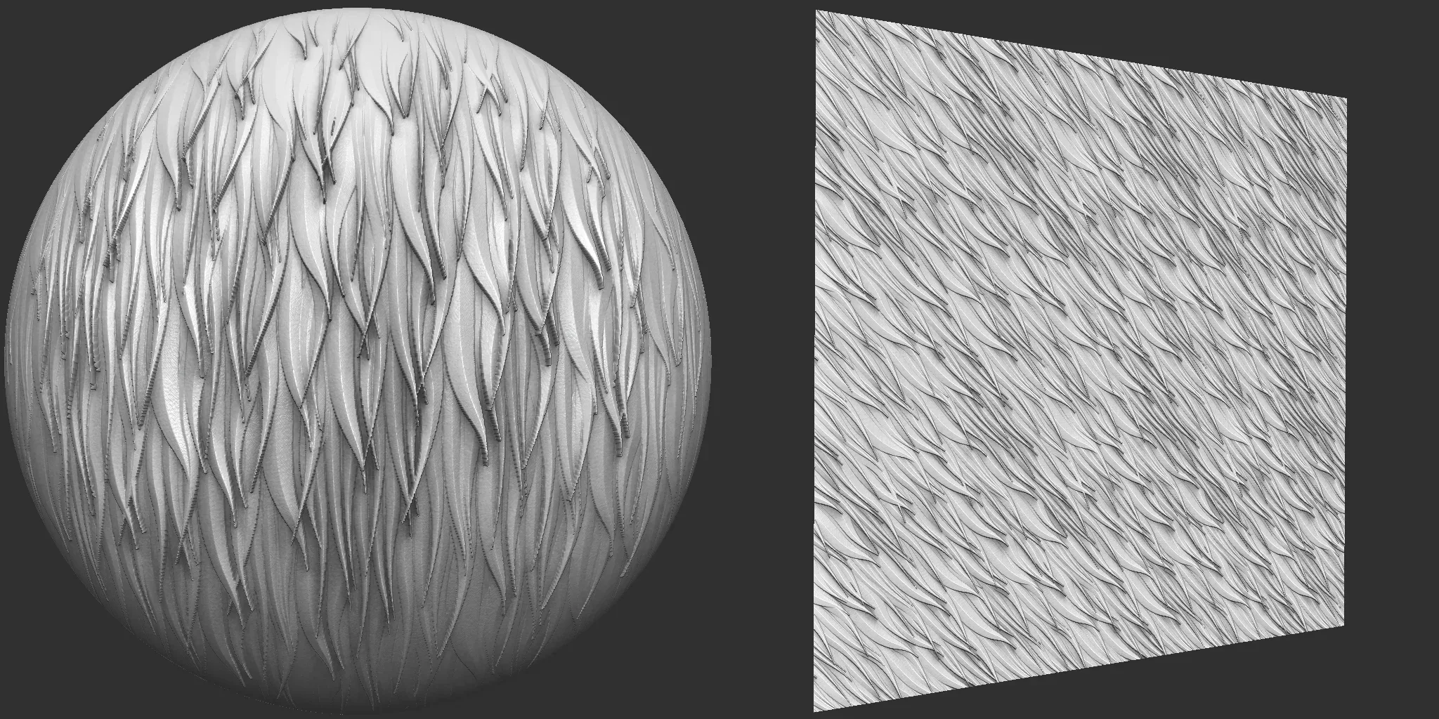 Stylized Fur VDM Brushes + Surface Noise