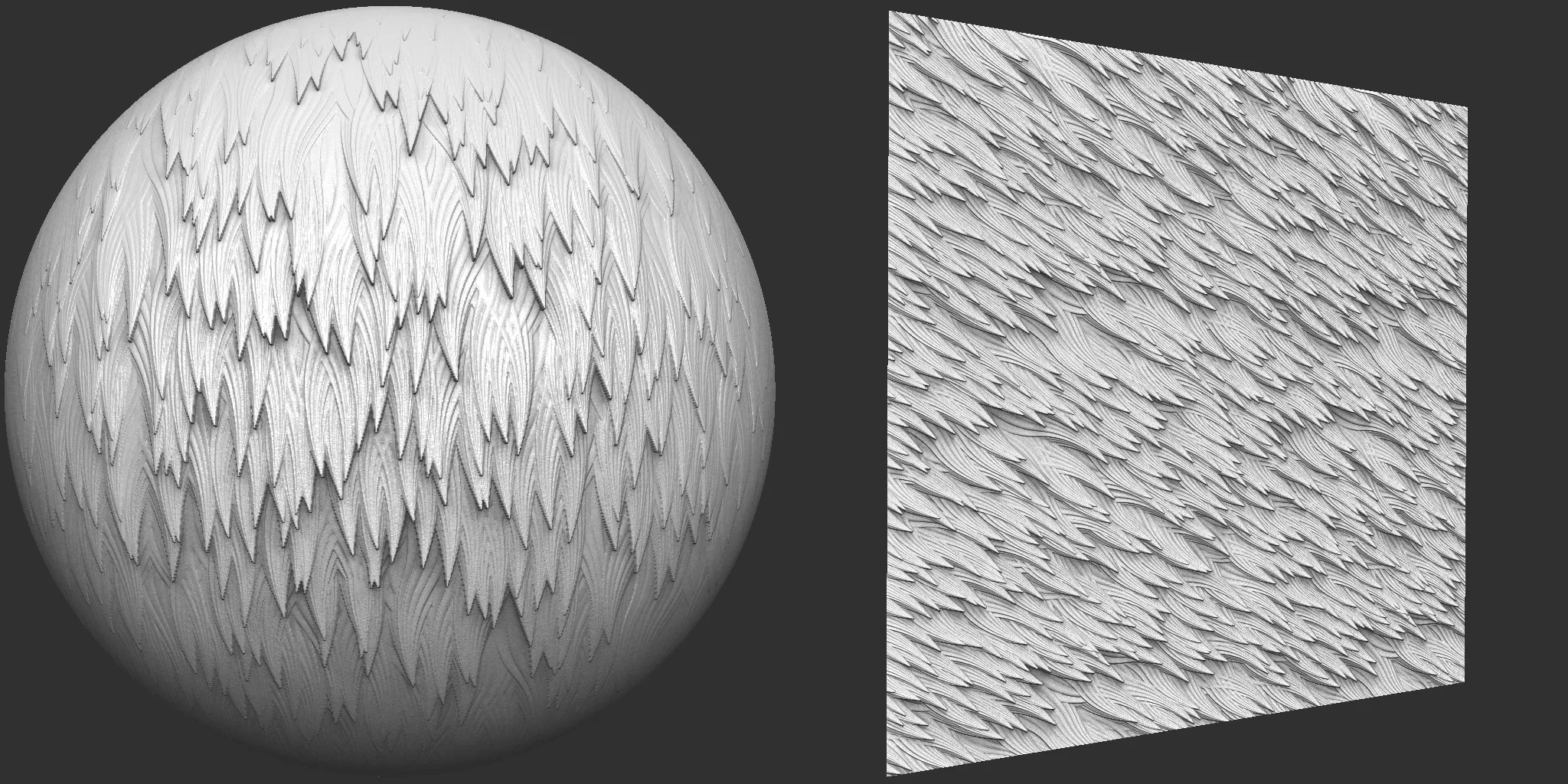 Stylized Fur VDM Brushes + Surface Noise