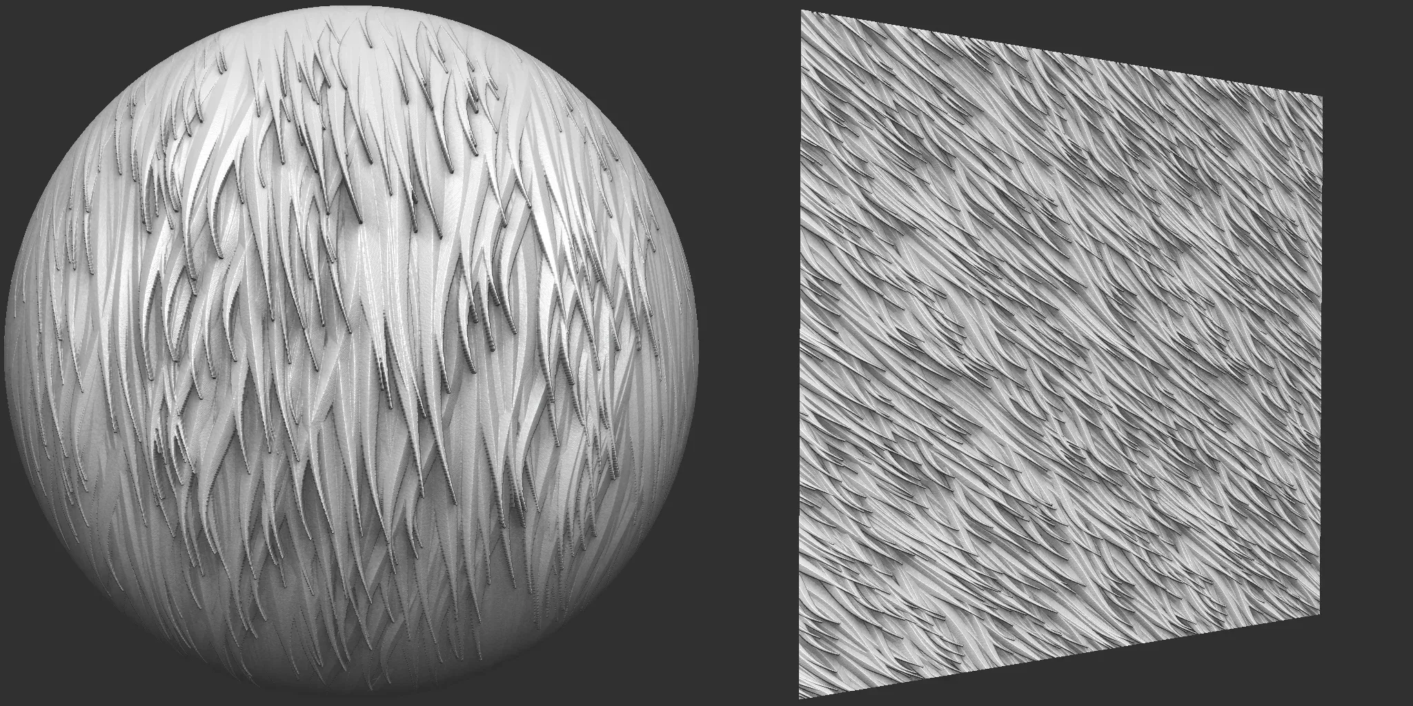 Stylized Fur VDM Brushes + Surface Noise