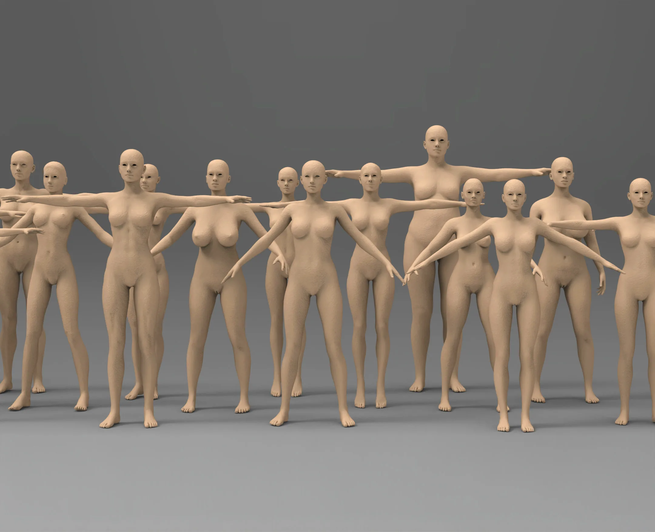 25 Basemesh female collection