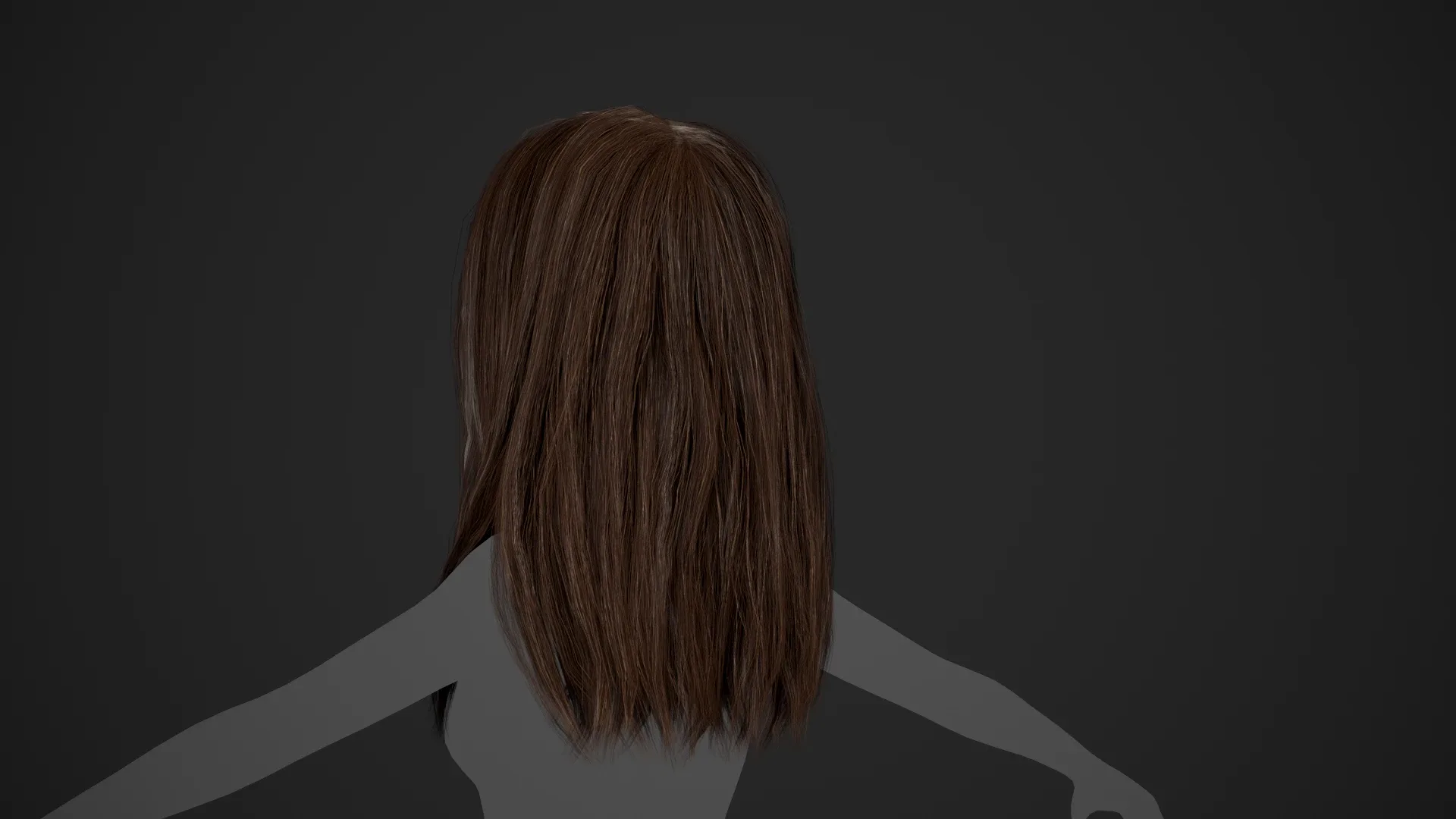 Female Hair Cards Style 5 - Long Hair 2