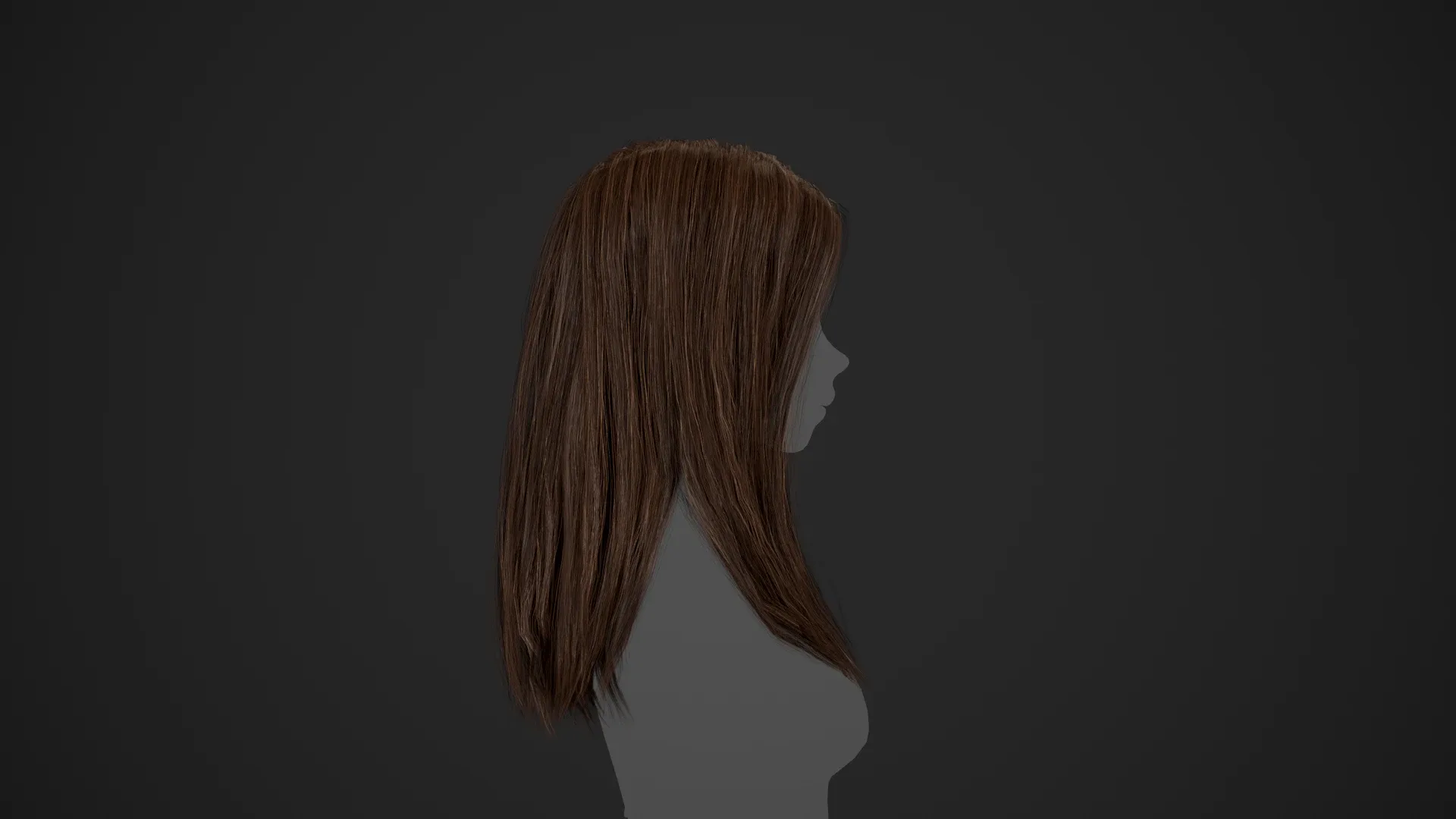 Female Hair Cards Style 5 - Long Hair 2