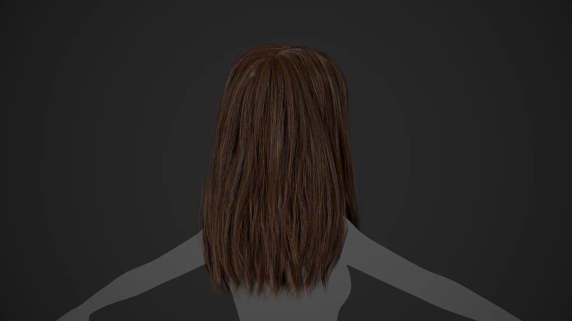 Female Hair Cards Style 5 - Long Hair 2