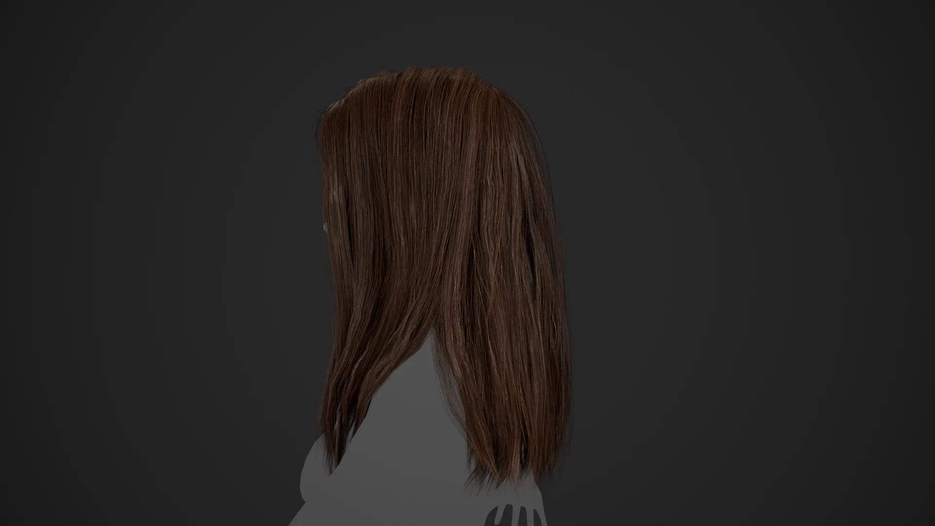Female Hair Cards Style 5 - Long Hair 2