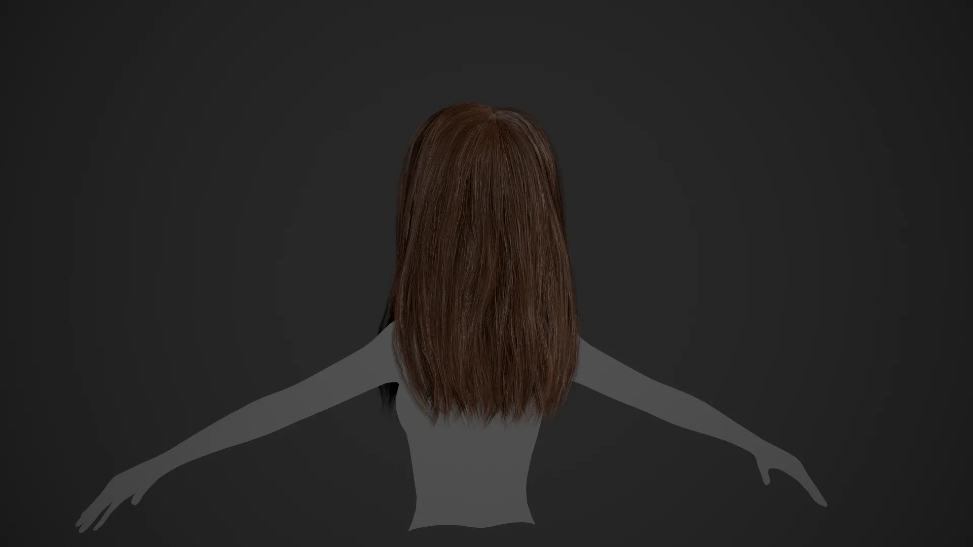 Female Hair Cards Style 5 - Long Hair 2
