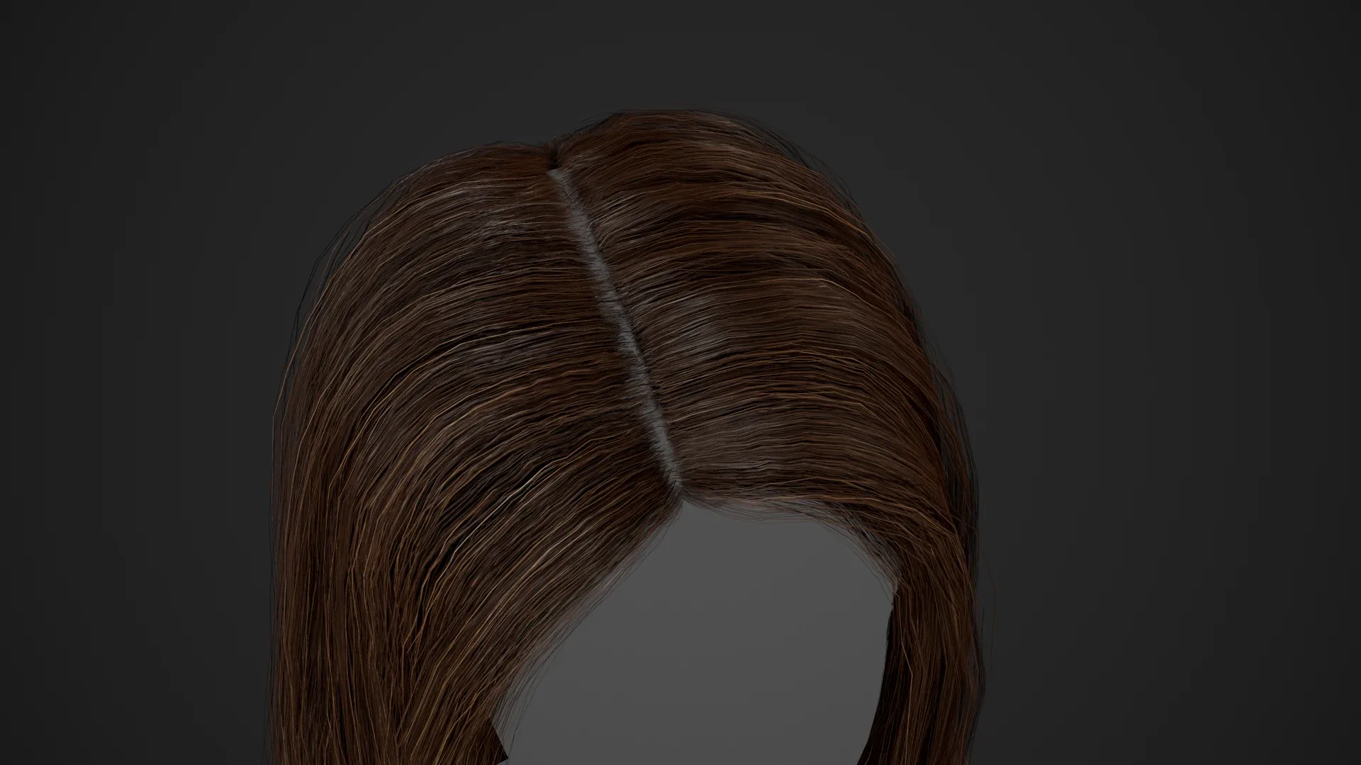 Female Hair Cards Style 5 - Long Hair 2