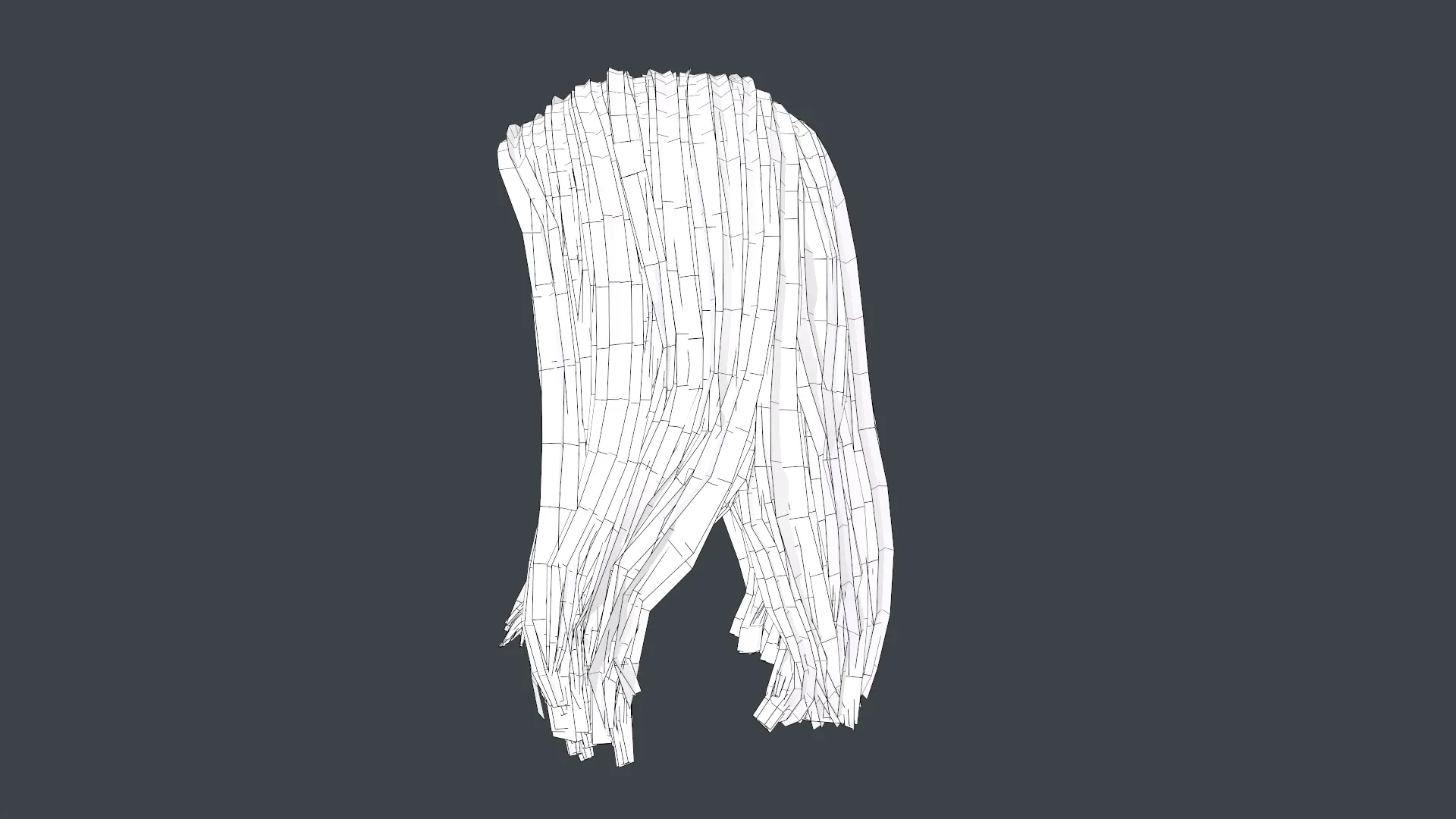 Female Hair Cards Style 5 - Long Hair 2