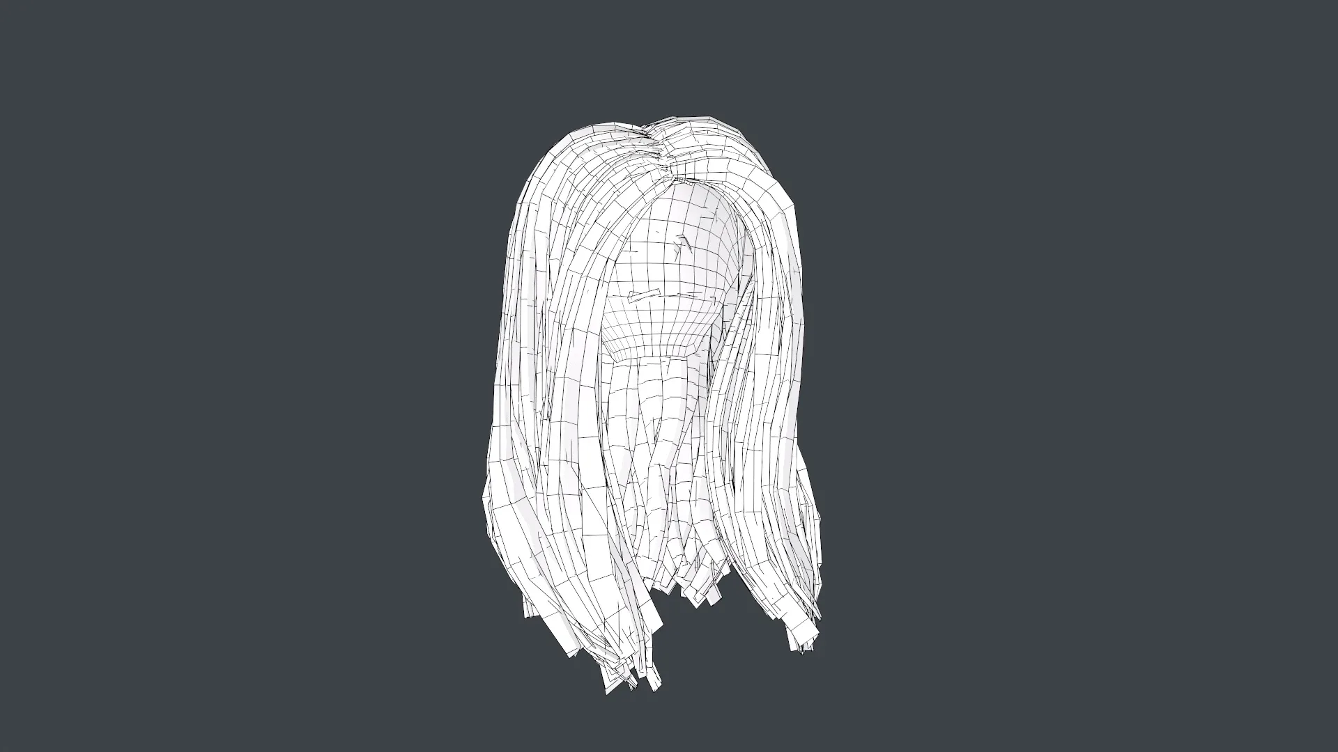 Female Hair Cards Style 5 - Long Hair 2