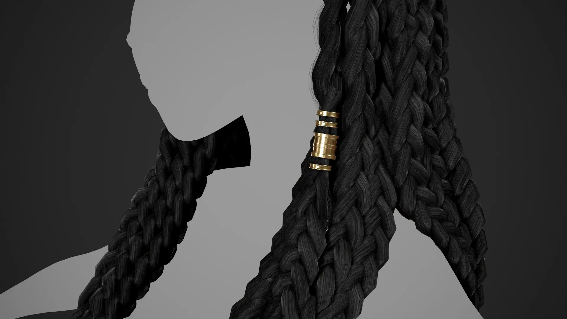 Female Hair Cards Style 8 - Braids And Knot 2