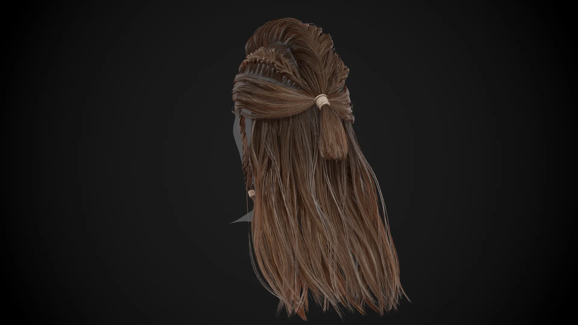 Female Hair Cards Style 1 - Viking Hair