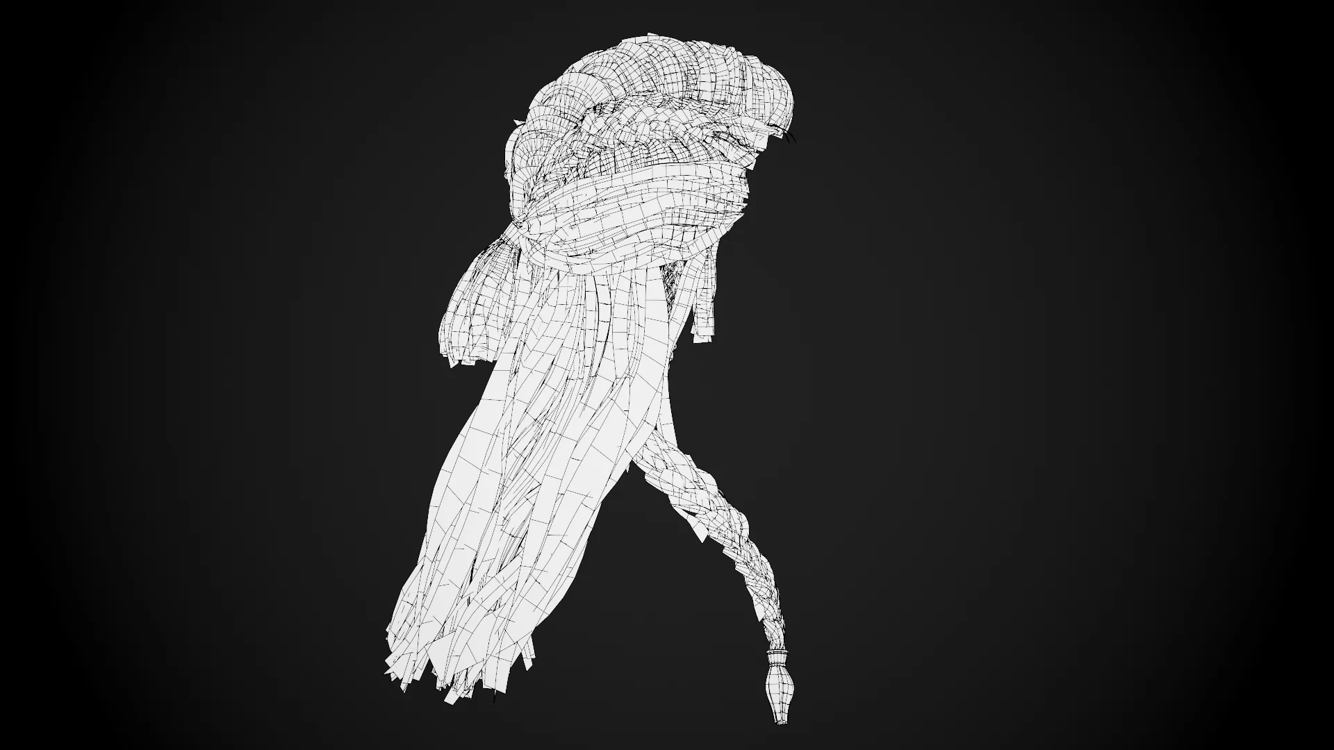Female Hair Cards Style 1 - Viking Hair