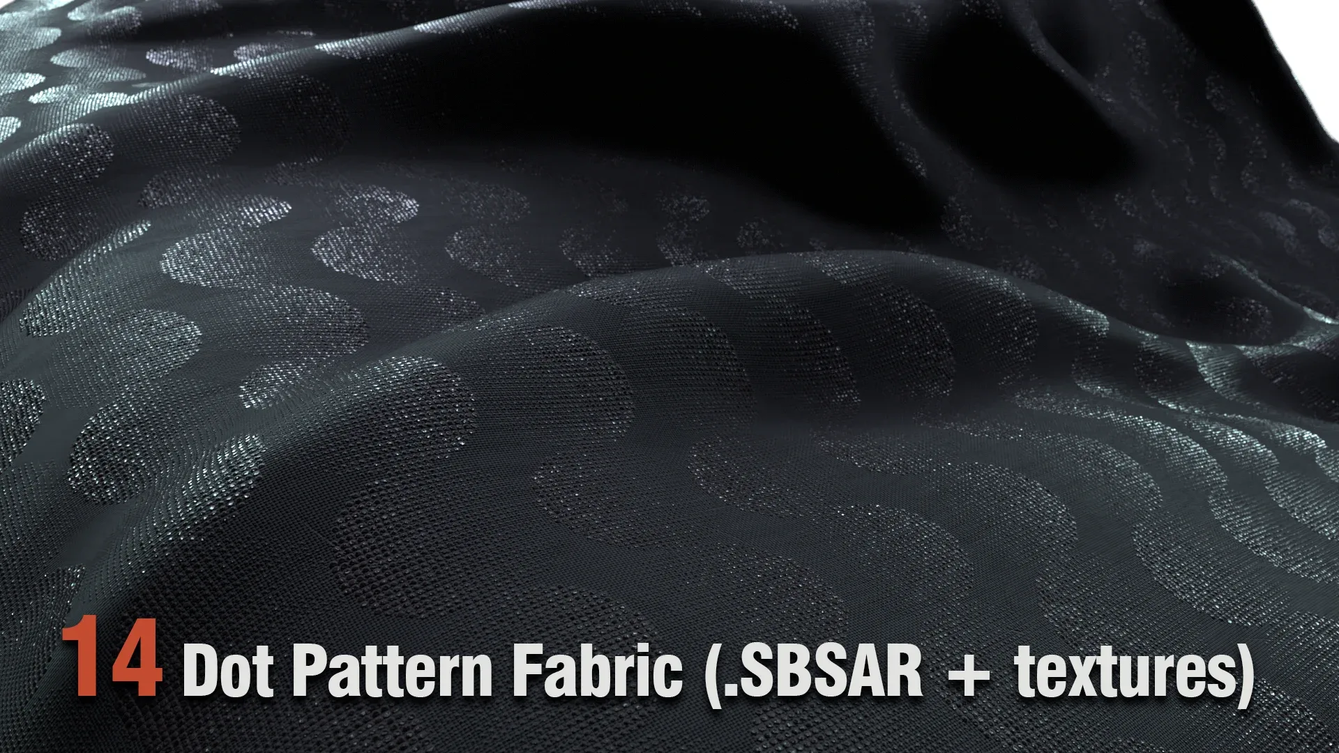 14 Dot Pattern Fabric (.sbsar+textures)