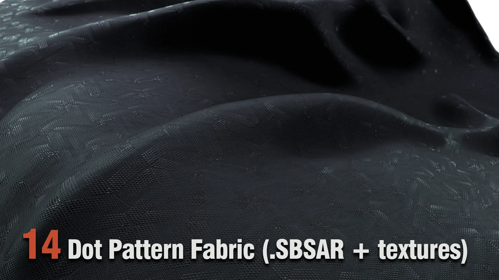 14 Dot Pattern Fabric (.sbsar+textures)