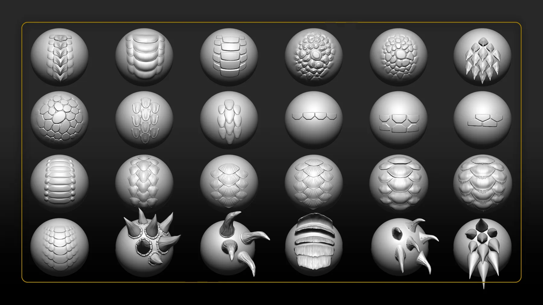 50 Scale VDM Brushes for Creatures &amp; Raptiles (Vol 2)