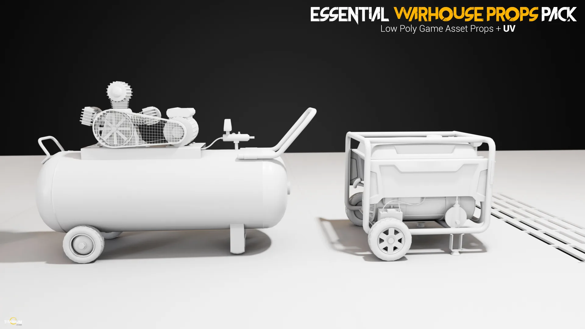 Essential Warhouse Props kitbash Pack