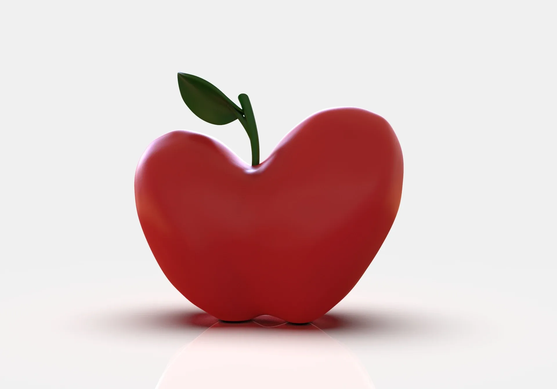 Stylized Little Apple Figurine