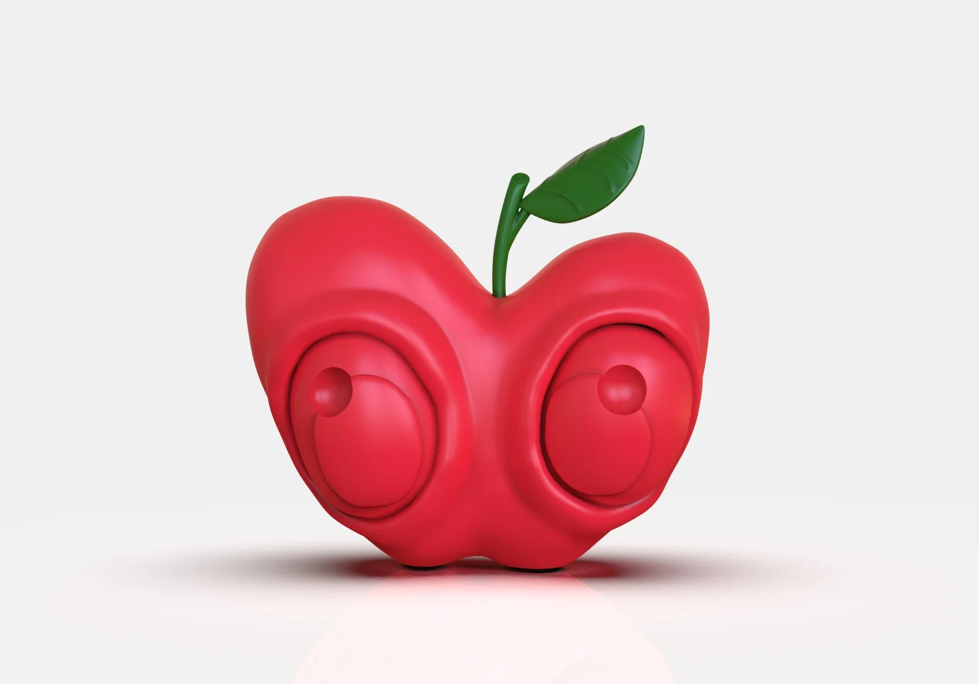 Stylized Little Apple Figurine