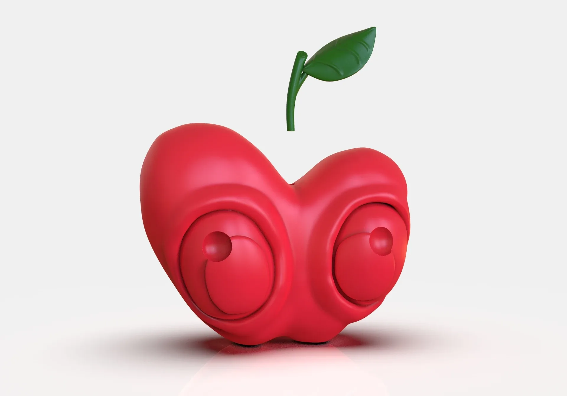 Stylized Little Apple Figurine