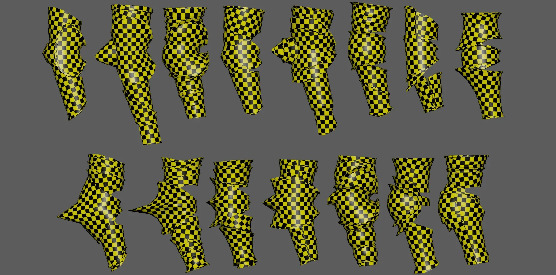 Vambrace Highpoly and Lowpoly (With UVs) Vol 1