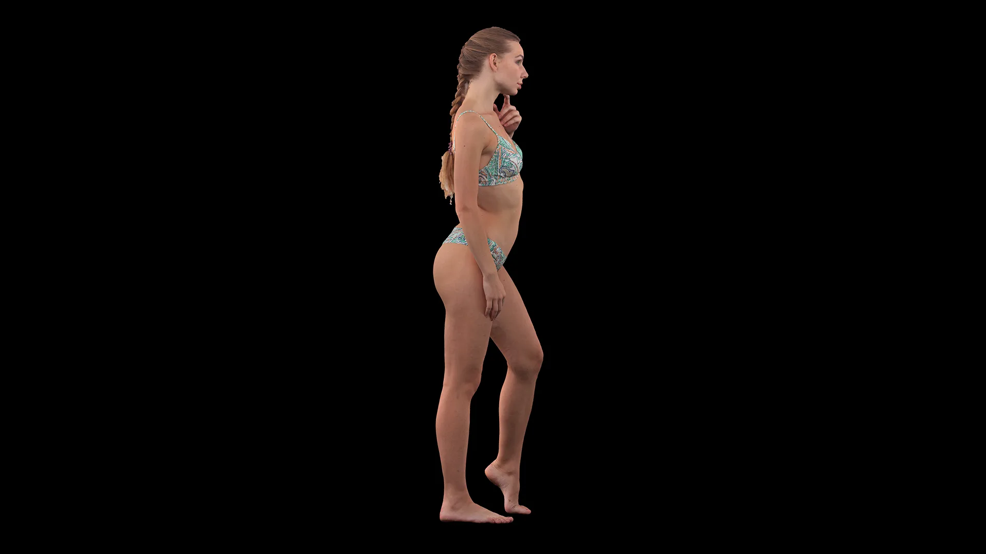 Raw Daily Pose Scan | 3D Model Arina Shy Underwear