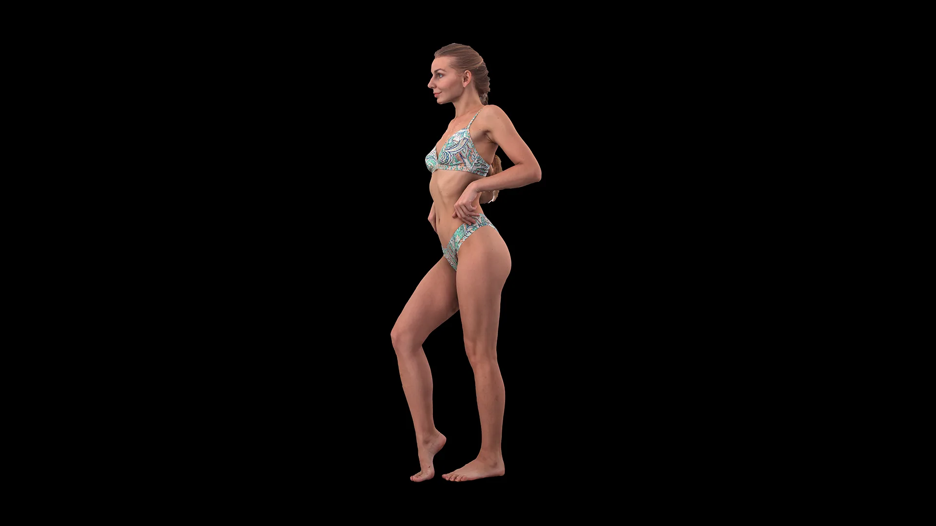 Raw Daily Pose Scan | 3D Model Arina Shy Underwear