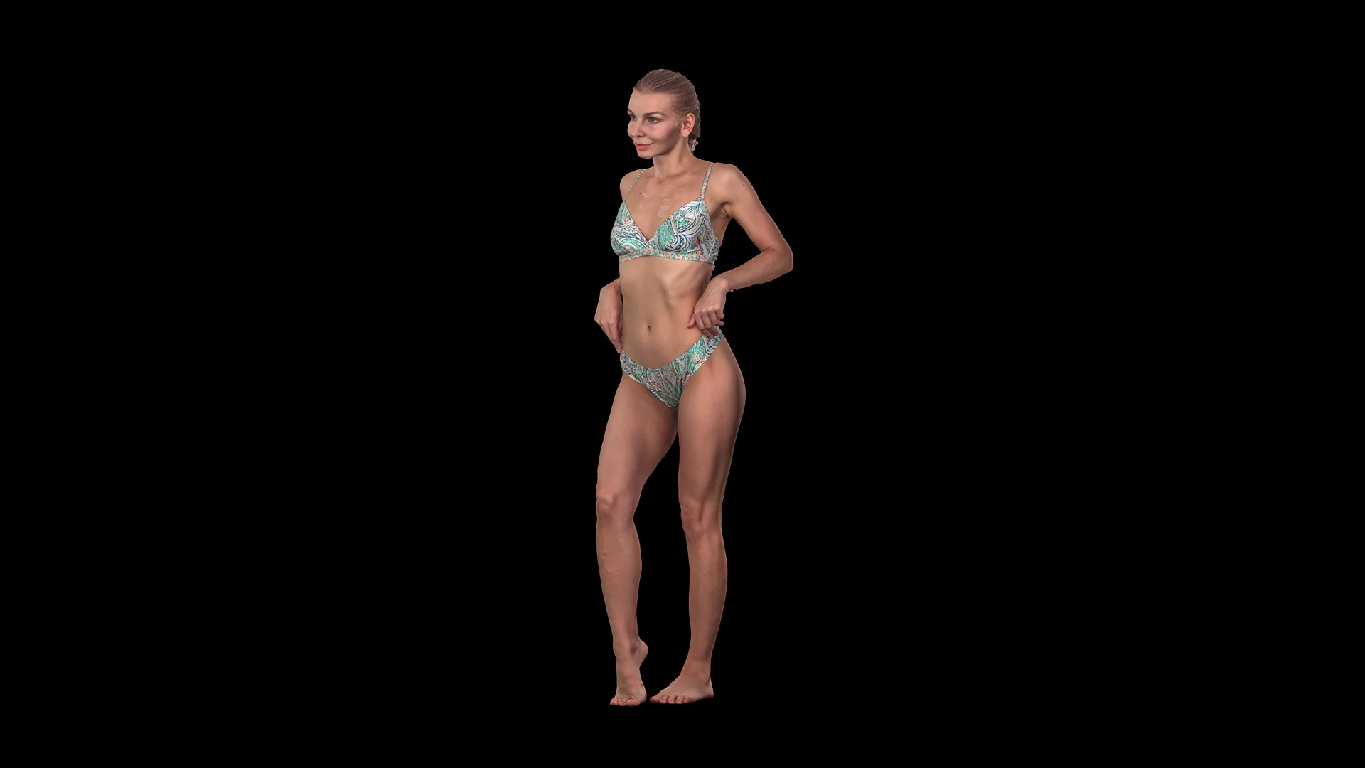 Raw Daily Pose Scan | 3D Model Arina Shy Underwear