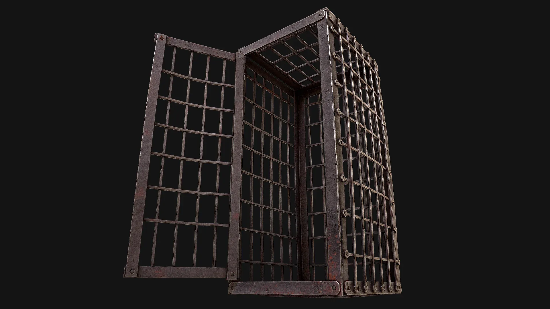 Medieval Torture Cage Set