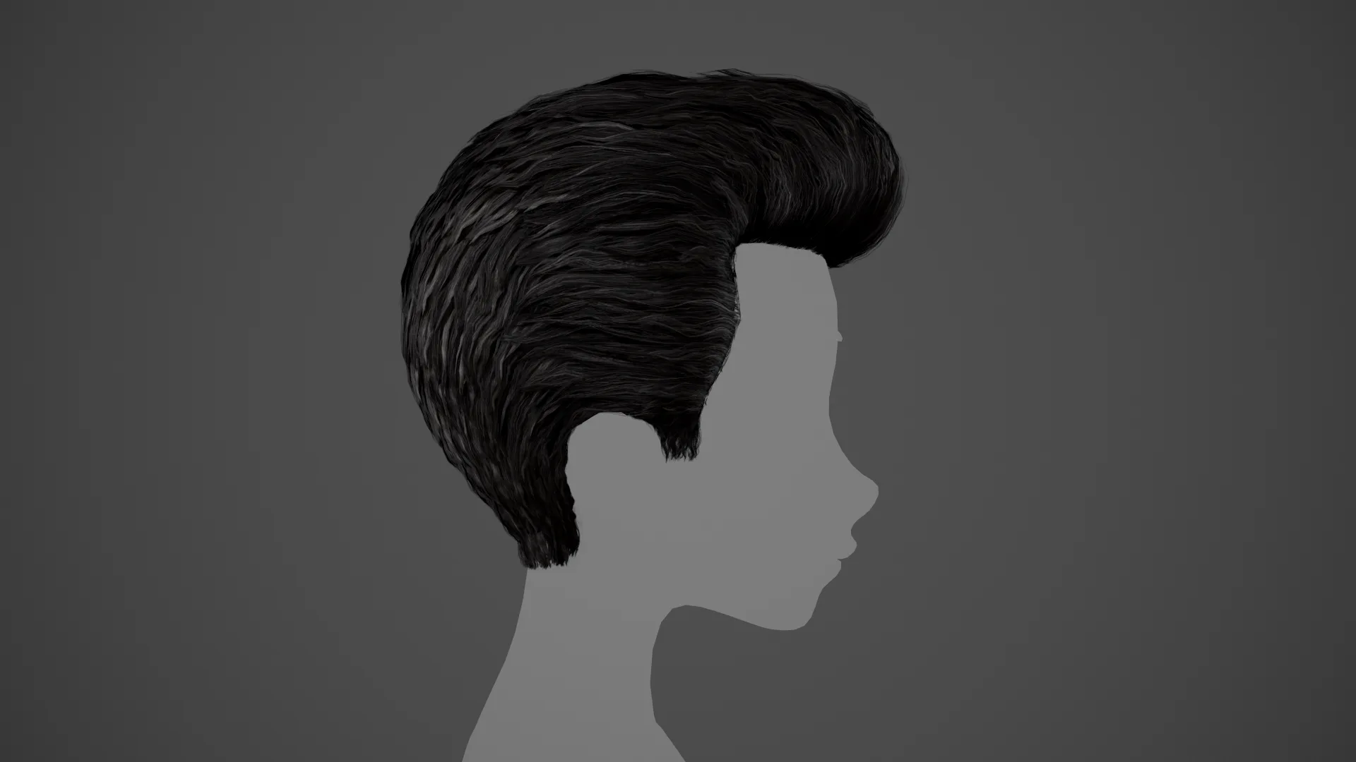 Male Hair Cards Style 4 -Quiff