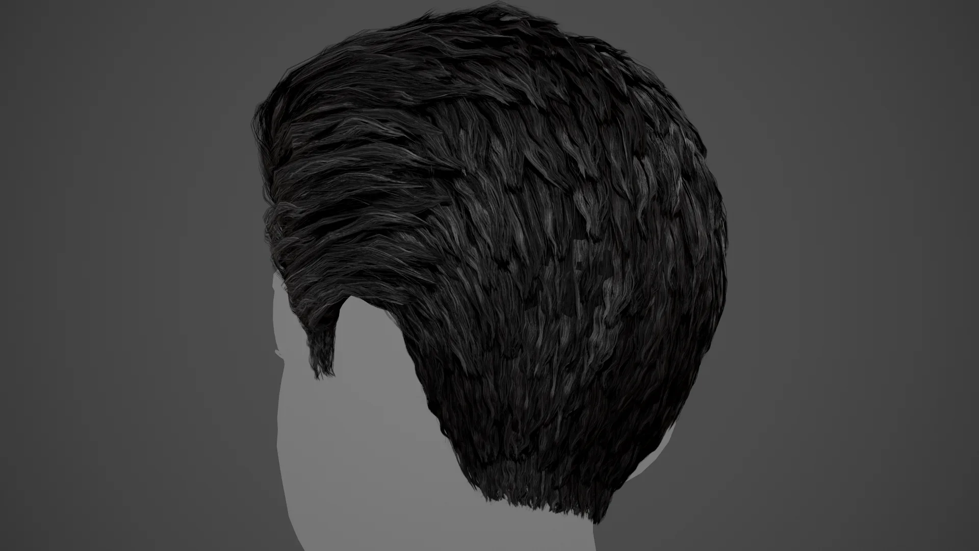 Male Hair Cards Style 4 -Quiff