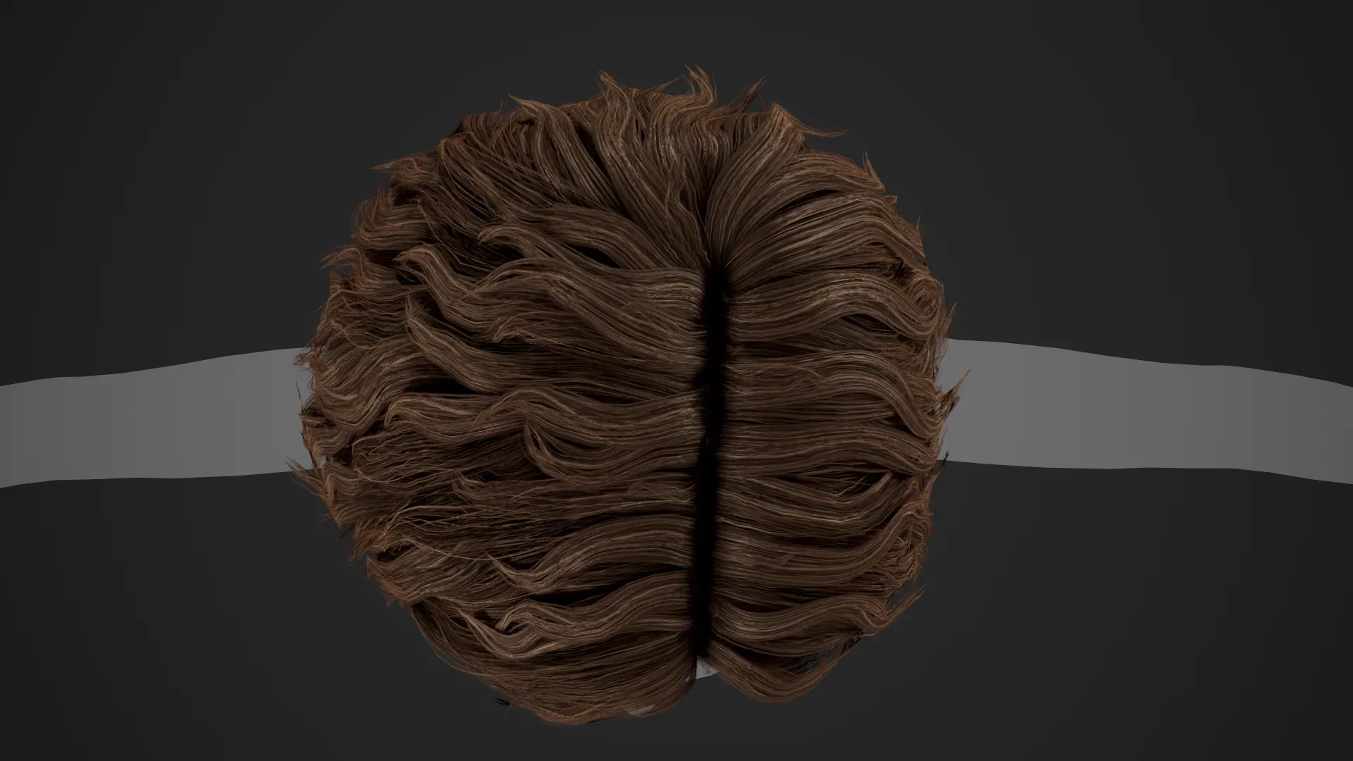 Male Hair Cards Style 7 - Curly Hair 1