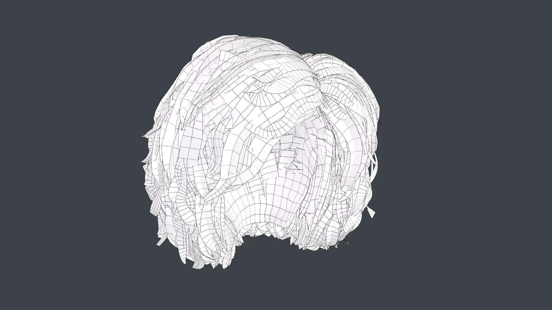 Male Hair Cards Style 7 - Curly Hair 1