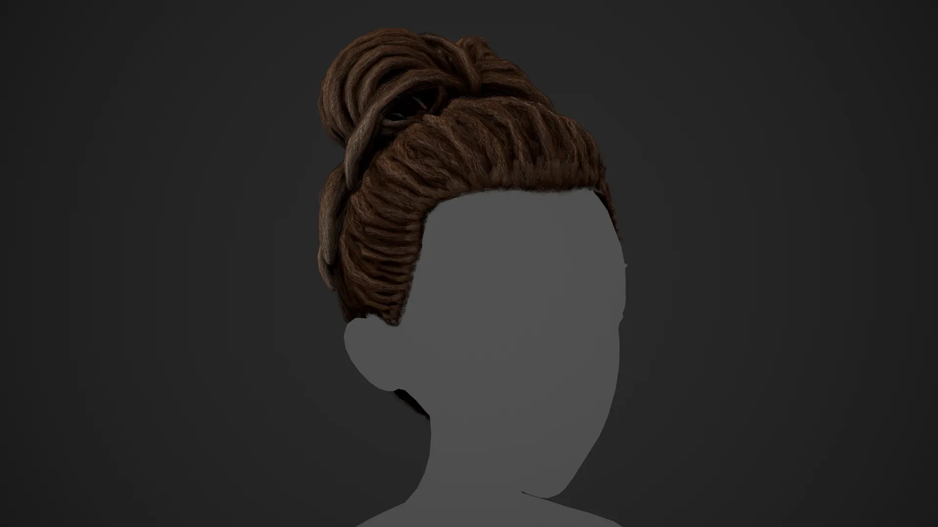 Male Hair Cards Style 8 - Dreadlocks 1