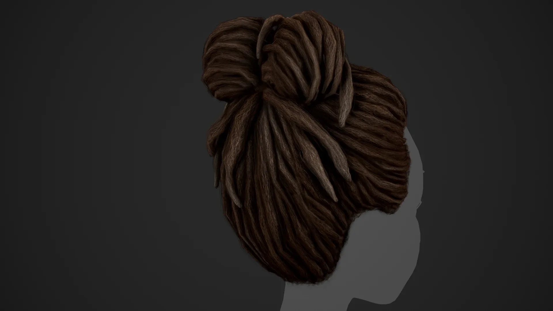 Male Hair Cards Style 8 - Dreadlocks 1