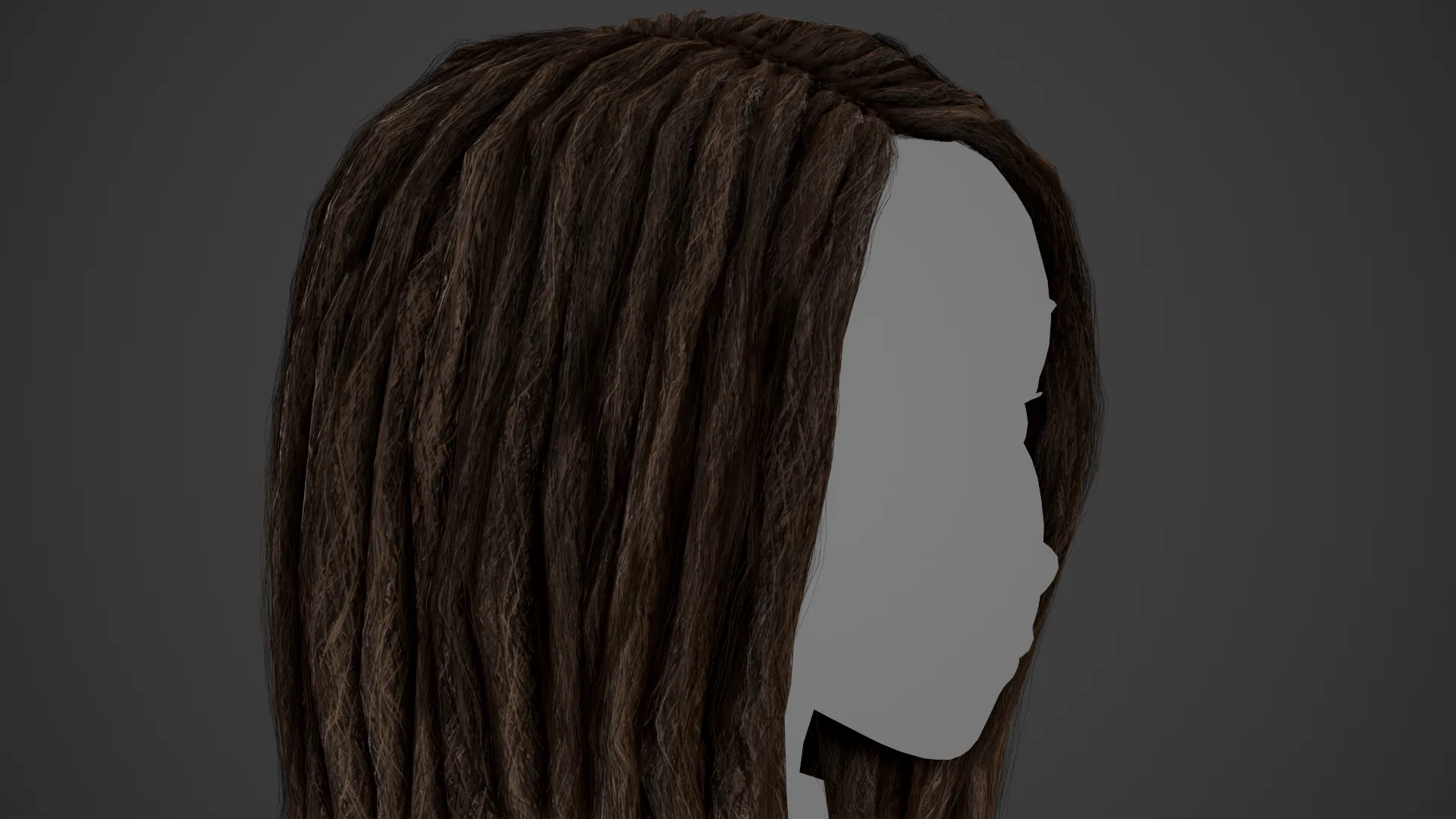 Male Hair Cards Style 10 - Dreadlocks 3