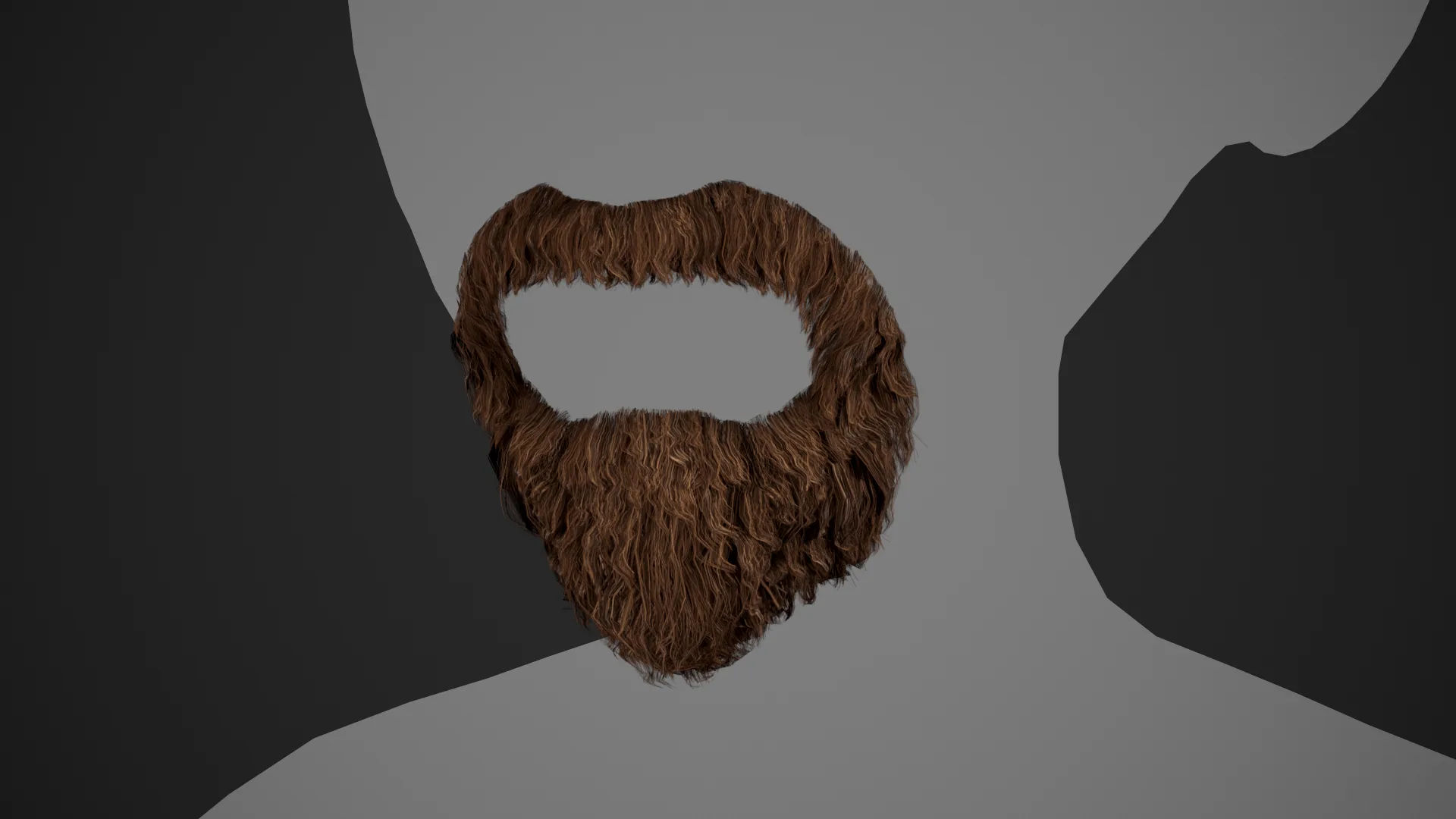 Facial Hair Cards Style 4 - Circle Beard