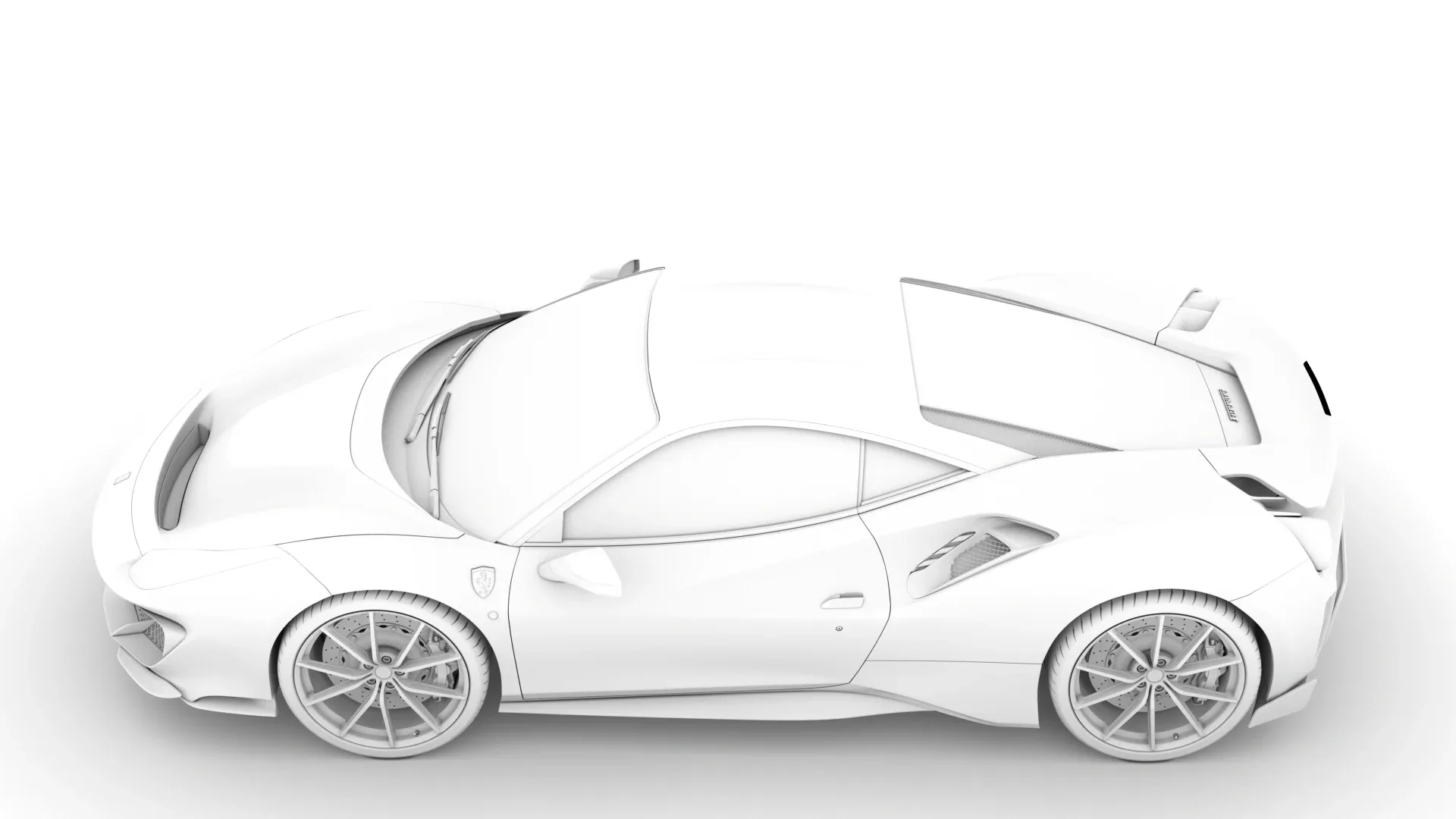 Ferarri GTB 488 Pista 2020