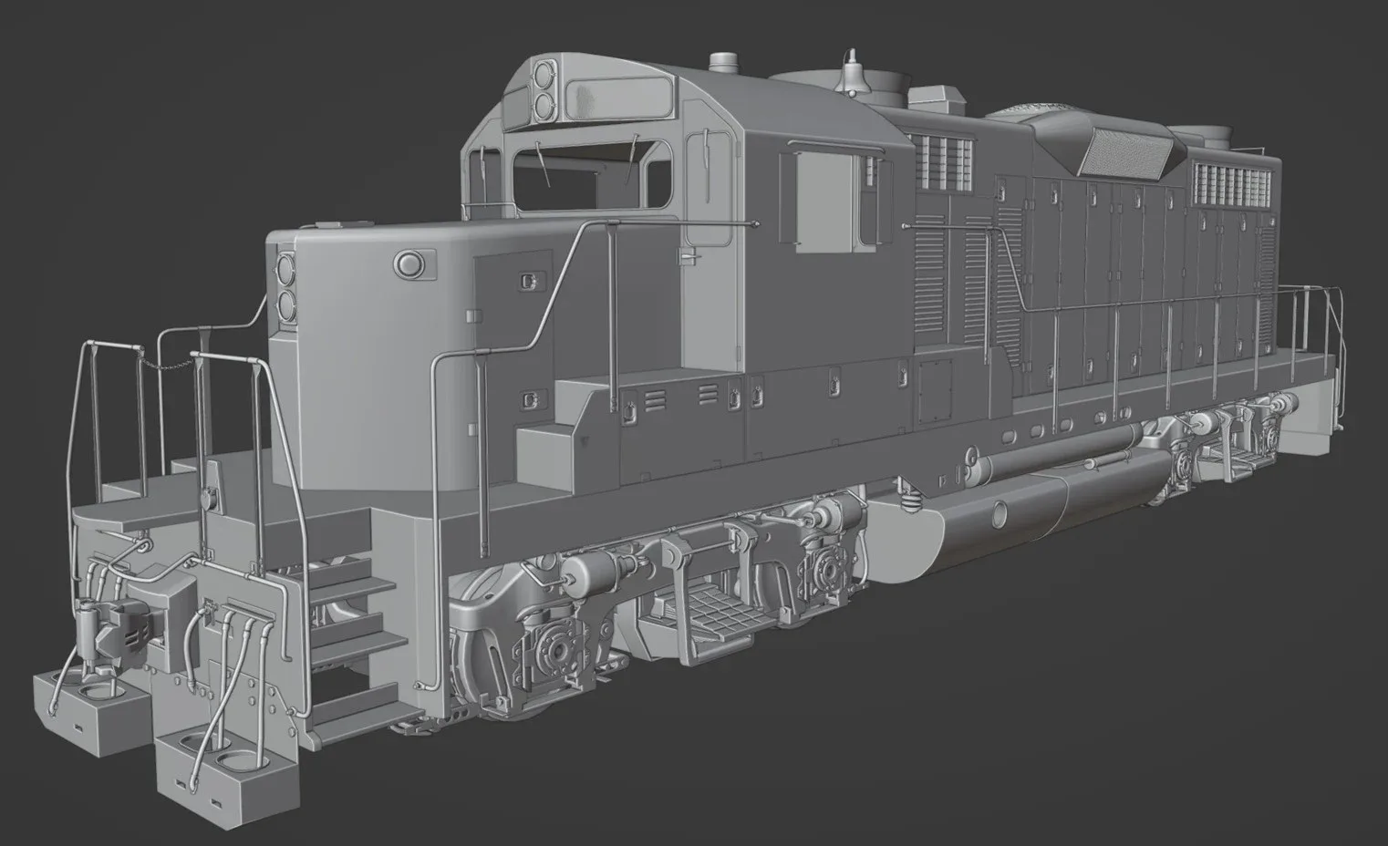 Diesel Train Locomotive EMD GP20