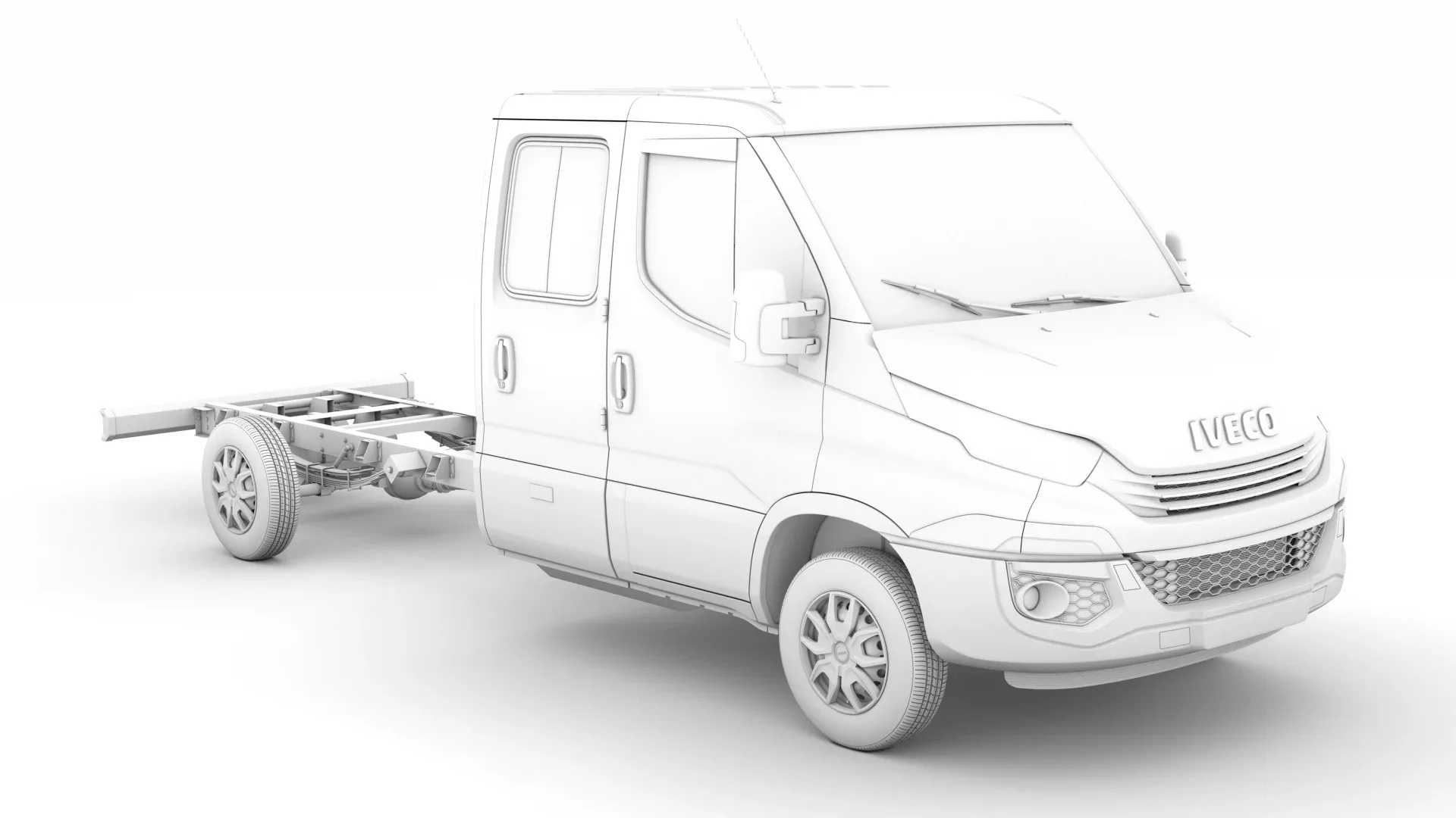 Iveco Daily Crew Cab L4 Chassis 2019