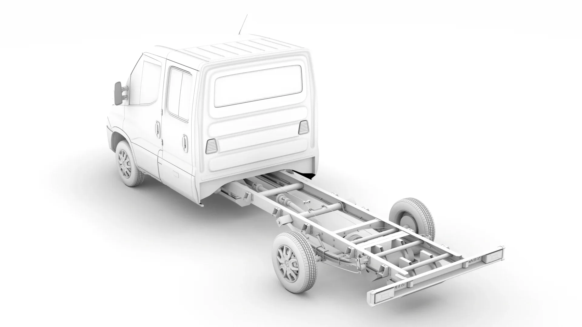 Iveco Daily Crew Cab L4 Chassis 2019