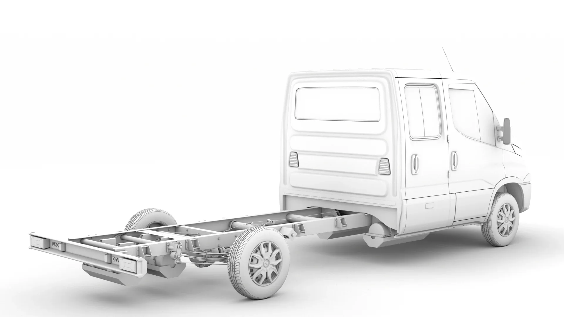 Iveco Daily Crew Cab L4 Chassis 2019