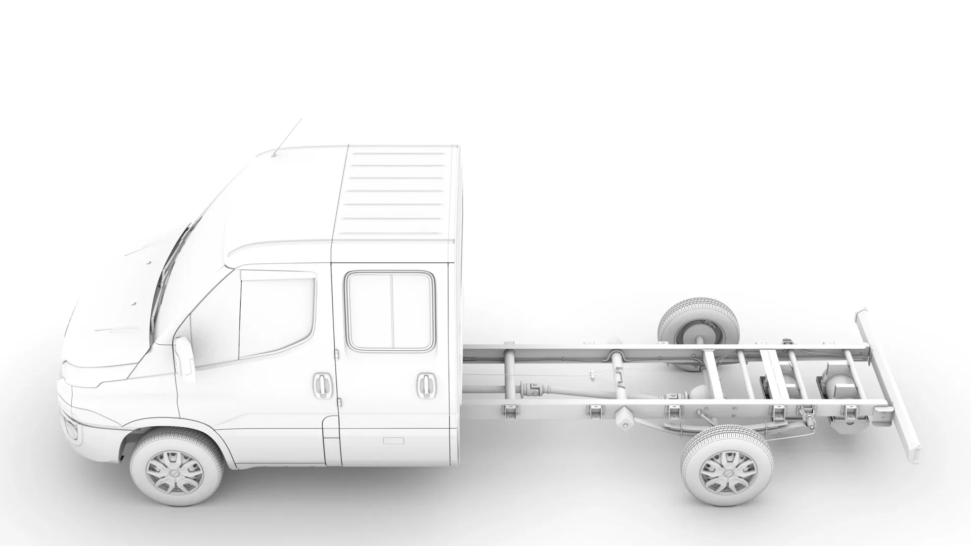 Iveco Daily Crew Cab L4 Chassis 2019