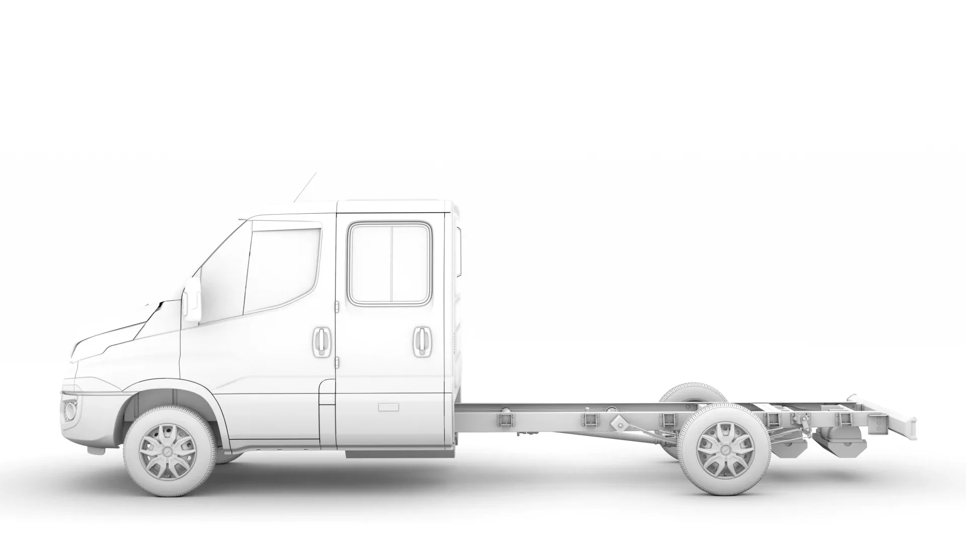 Iveco Daily Crew Cab L4 Chassis 2019